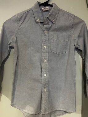 GAP Light Blue Button-Down Shirt for Kids